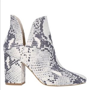 Steve Madden Snakeskin Booties